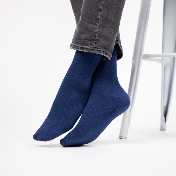 Billybelt Chaussettes En Bambou - Bleu Chiné - BILLYBELT