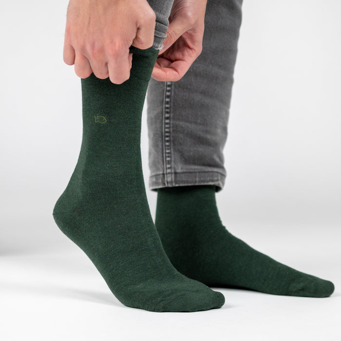 Billybelt Chaussettes En Bambou - Vert Foncé - BILLYBELT
