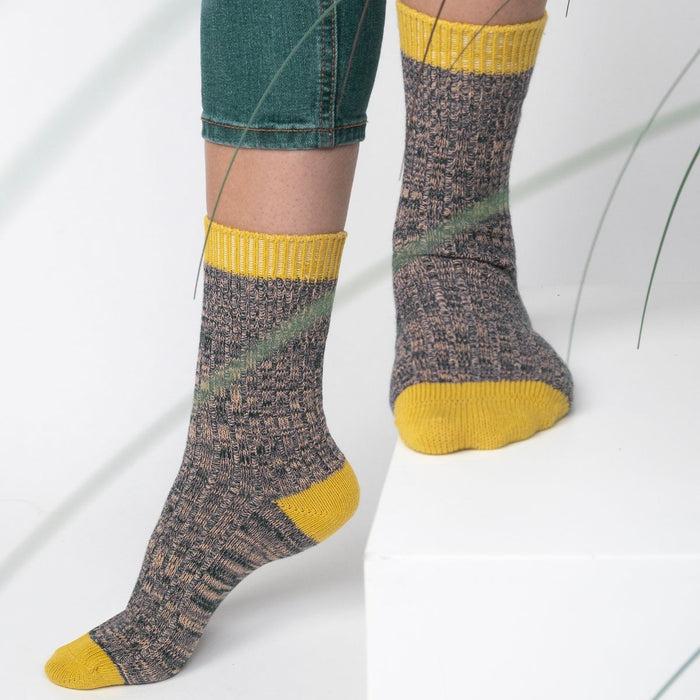 Billybelt Chaussettes En Coton Epais Club Camel Et Orange - BILLYBELT