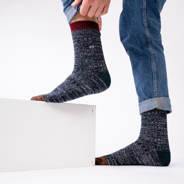 Billybelt Chaussettes En Coton Epais Club Cendree - BILLYBELT