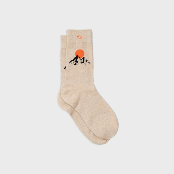 billybelt Chaussettes en coton peigne a motifs mont blanc - BILLYBELT