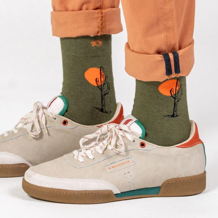 Billybelt Chaussettes En Coton Peigne A Motifs Saguaro - BILLYBELT
