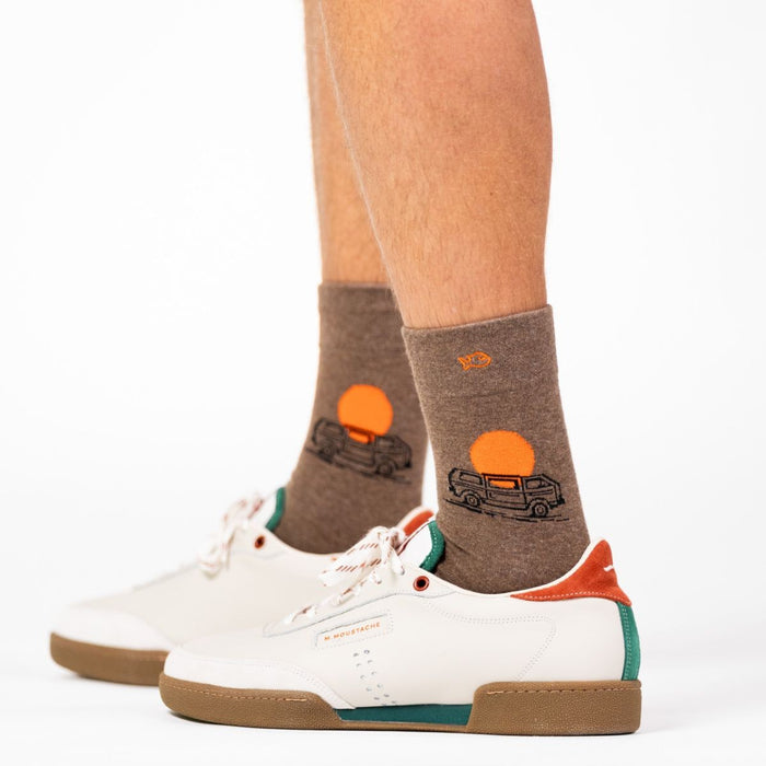 Billybelt Chaussettes En Coton Peigne A Motifs Van Trip - BILLYBELT