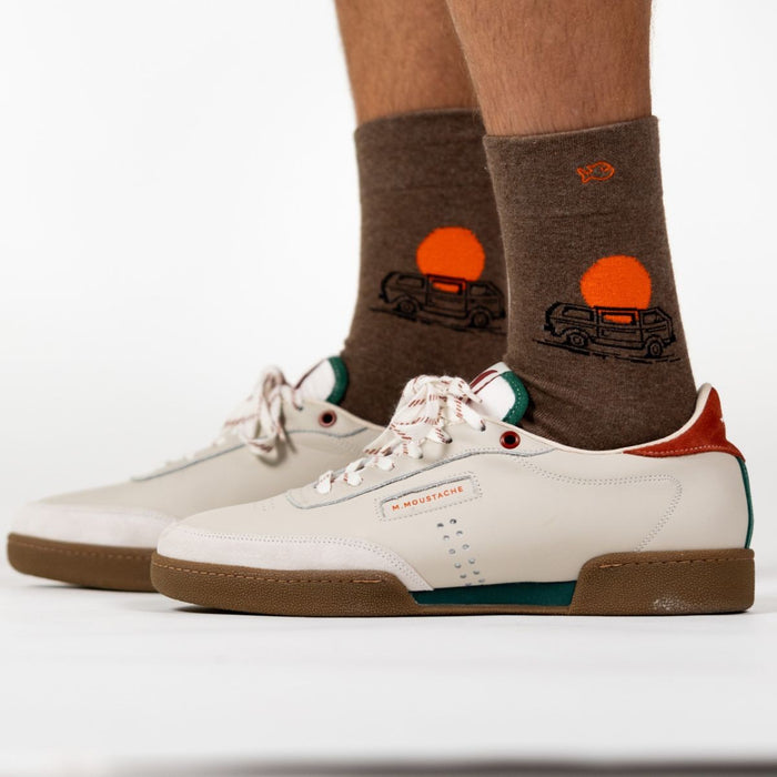 Billybelt Chaussettes En Coton Peigne A Motifs Van Trip - BILLYBELT
