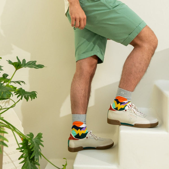 Billybelt Chaussettes En Coton Peigne A Motifs Vinicunca - BILLYBELT