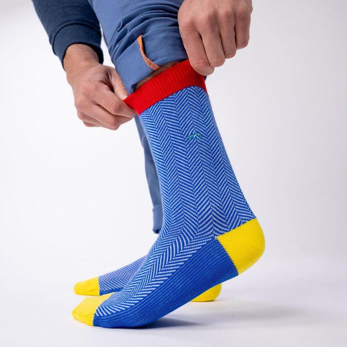 Billybelt Chaussettes En Coton Peigne Chevrons Danoise - BILLYBELT