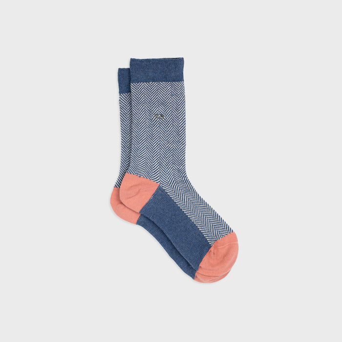 billybelt Chaussettes en coton peigne chevrons disko - BILLYBELT billybelt Chaussettes en coton peigne chevrons disko - BILLYBELT