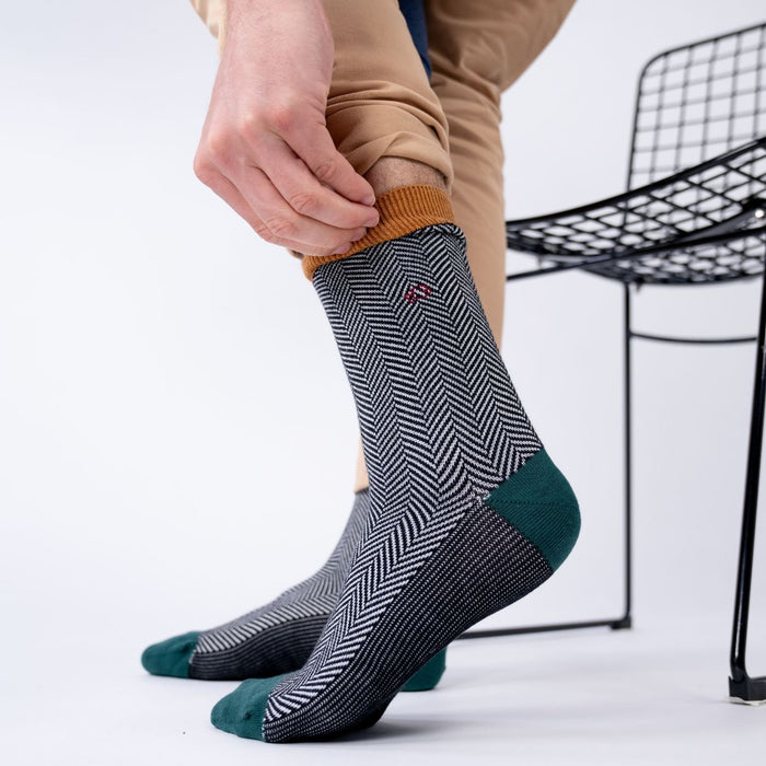 Billybelt Chaussettes En Coton Peigne Chevrons Sherwood - BILLYBELT