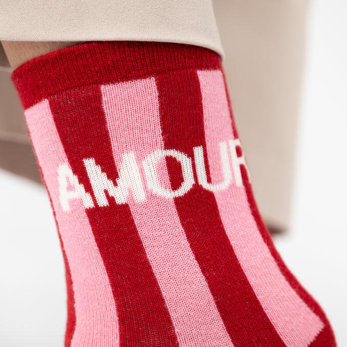 Billybelt Chaussettes En Coton Peigné Rayées - Amour - BILLYBELT