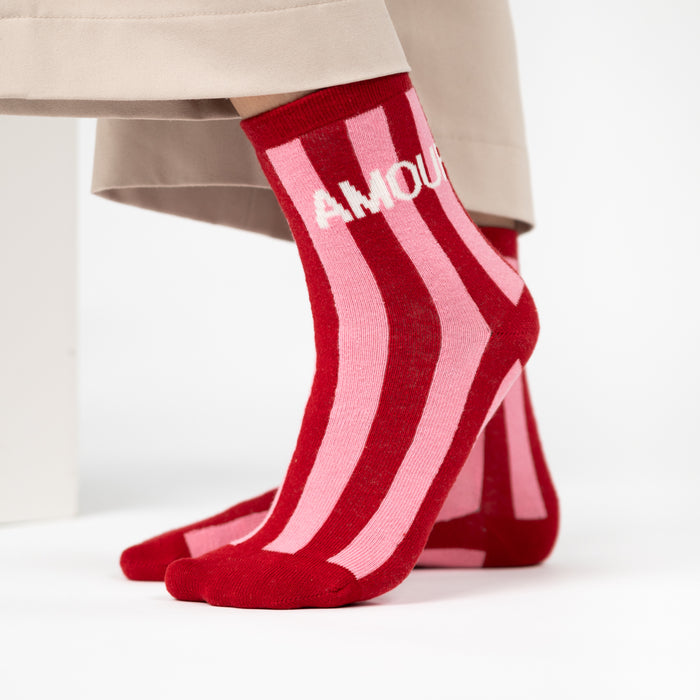 Billybelt Chaussettes En Coton Peigné Rayées - Amour - BILLYBELT