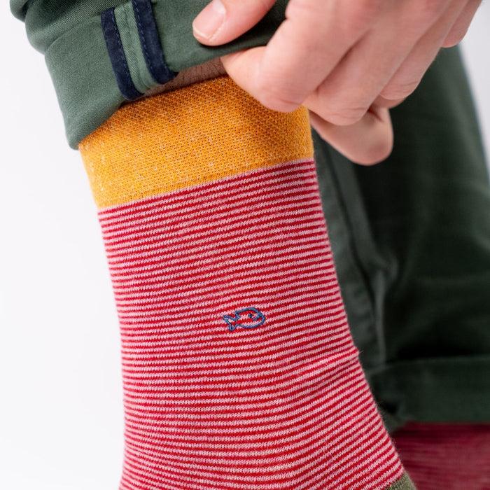 Billybelt Chaussettes En Coton Peigne Rayees Kilimandjaro - BILLYBELT