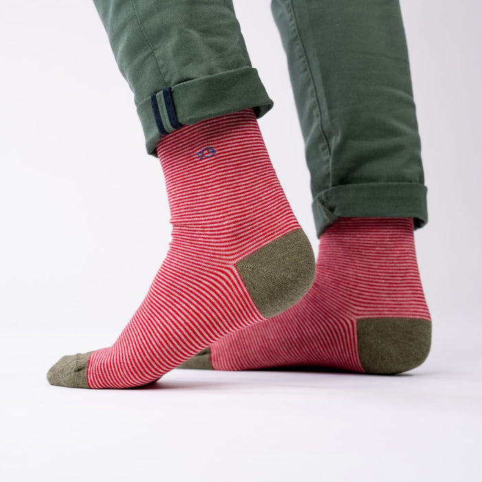 Billybelt Chaussettes En Coton Peigne Rayees Kilimandjaro - BILLYBELT