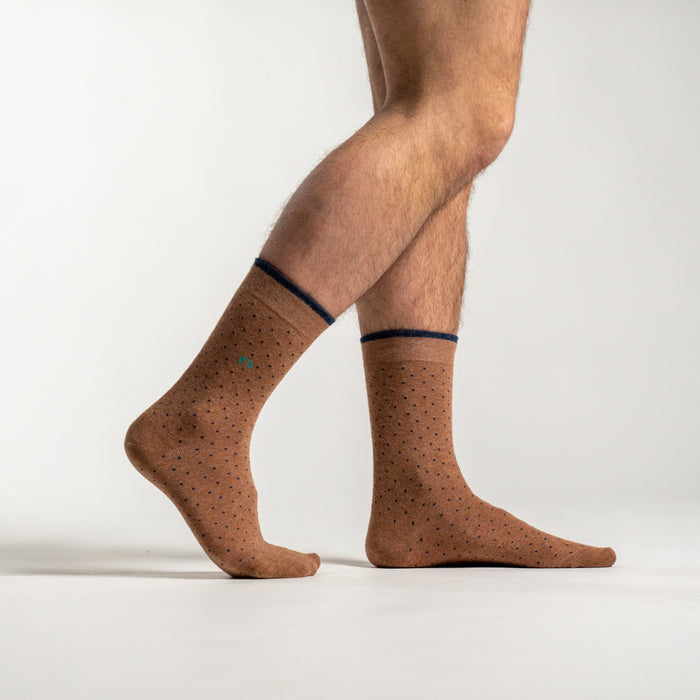 Billybelt Chaussettes En Coton Peigne Square Marron - BILLYBELT