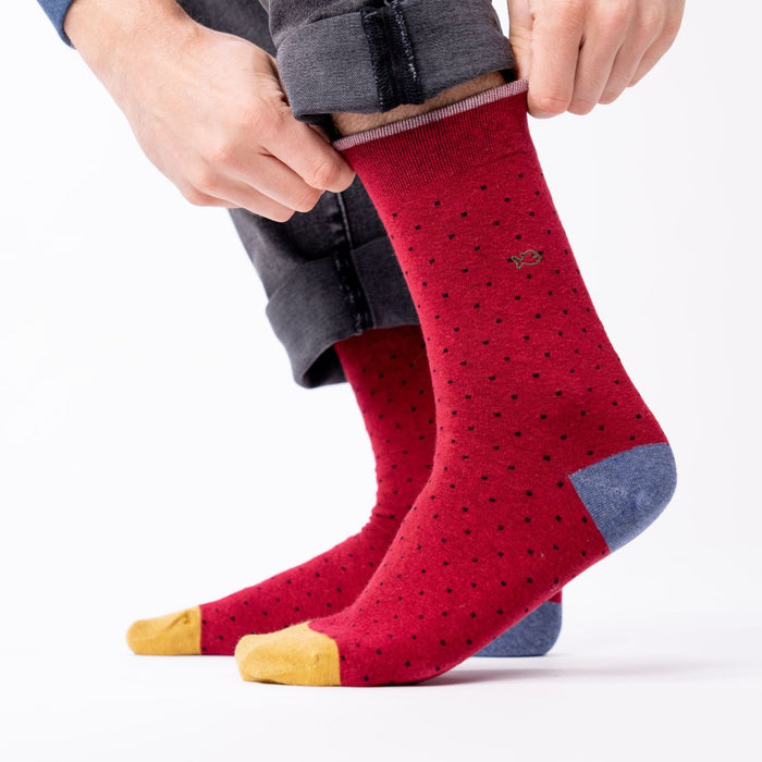 Billybelt Chaussettes En Coton Peigne Square Paprika - BILLYBELT