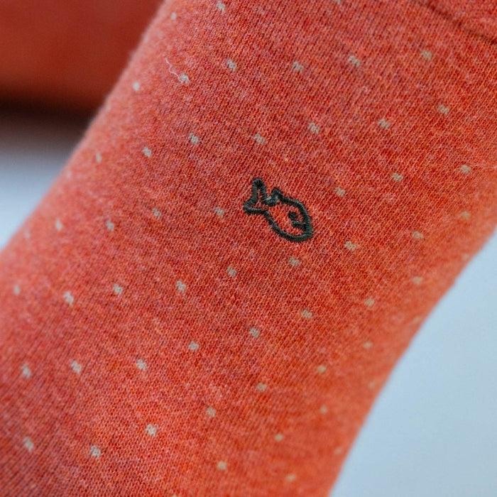 Billybelt Chaussettes En Coton Peigne Square Peche - BILLYBELT