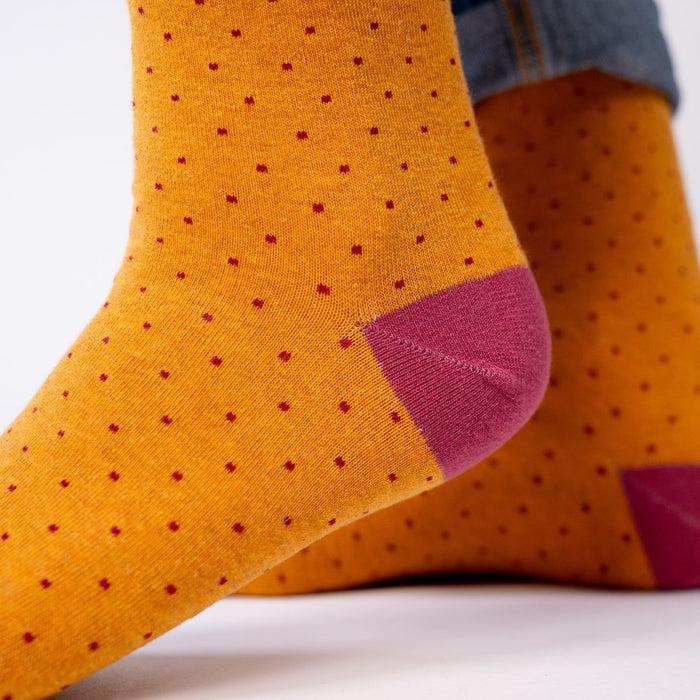 Billybelt Chaussettes En Coton Peigne Square Safran - BILLYBELT