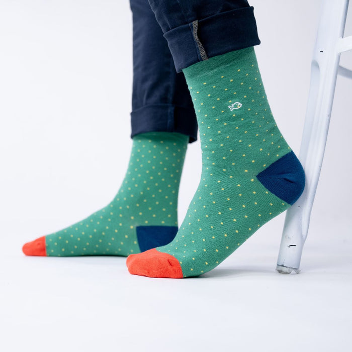 Billybelt Chaussettes En Coton Peigne Square Wasabi - BILLYBELT
