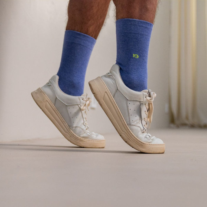 Billybelt Chaussettes En Coton Peigne Unies Lavande - BILLYBELT