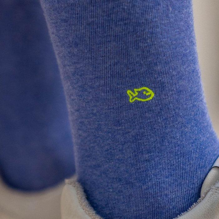 Billybelt Chaussettes En Coton Peigne Unies Lavande - BILLYBELT