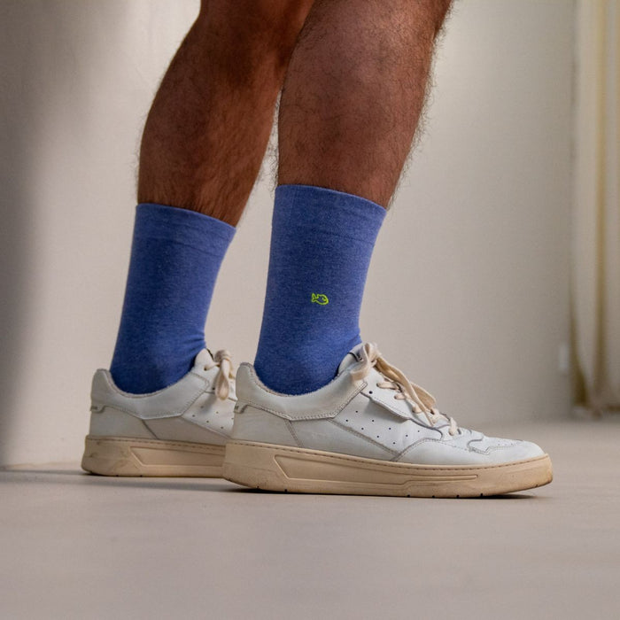 Billybelt Chaussettes En Coton Peigne Unies Lavande - BILLYBELT