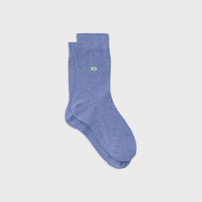 billybelt Chaussettes en coton peigne unies lavande - BILLYBELT