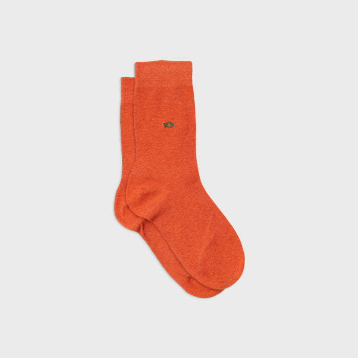billybelt Chaussettes en coton peigne unies orange - BILLYBELT