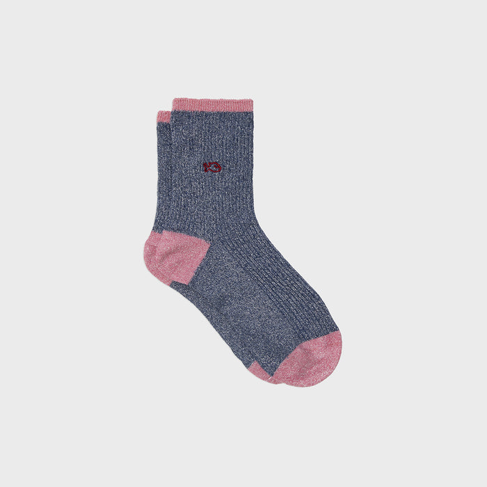billybelt Chaussettes en coton peigne vintage bleu gris - BILLYBELT billybelt Chaussettes en coton peigne vintage bleu gris - BILLYBELT