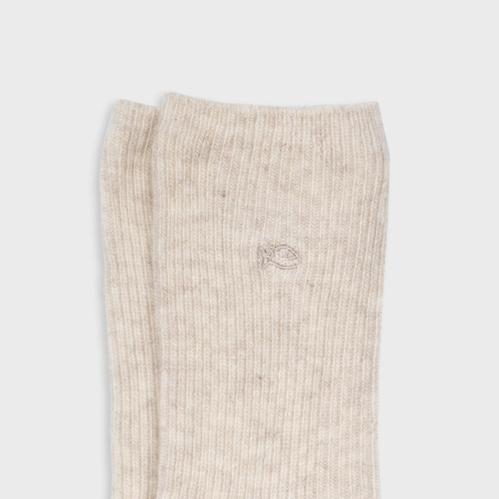 Billybelt Chaussettes En Laine Avec Angora Beige - BILLYBELT