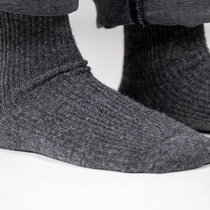 Billybelt Chaussettes En Laine Avec Angora Gris Fonce - BILLYBELT