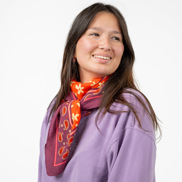 billybelt Foulard 100% coton biologique Célestine - BILLYBELT