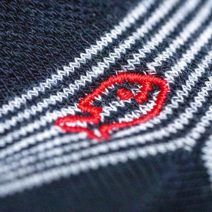 Billybelt Socquettes En Coton Peigne A Rayures Noir Et Blanc - BILLYBELT