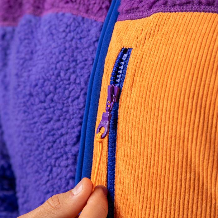 Billybelt Veste En Sherpa Mixte Zippée Bubblegum - BILLYBELT