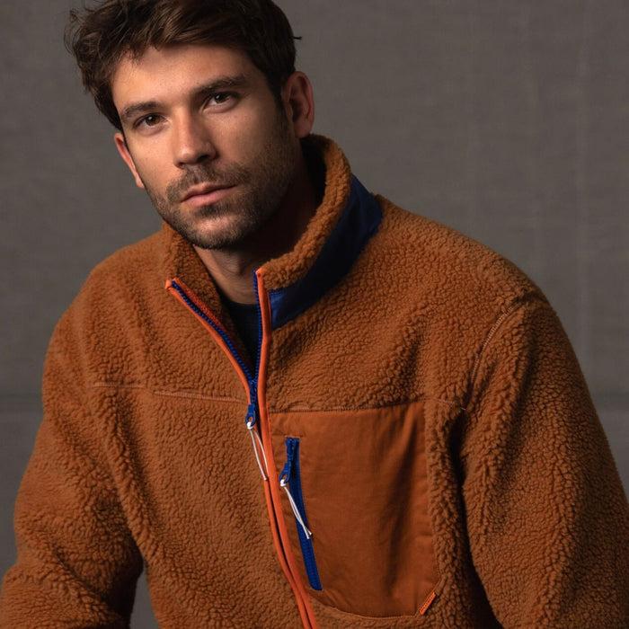 Billybelt Veste Sherpa Mixte Zippée Camel - BILLYBELT