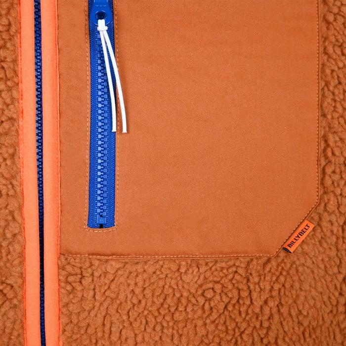 Billybelt Veste Sherpa Mixte Zippée Camel - BILLYBELT