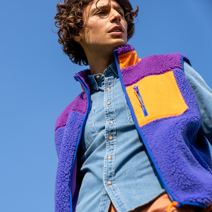 Billybelt Veste Sherpa Mixte Zippée Sans Manches Bubblegum - BILLYBELT