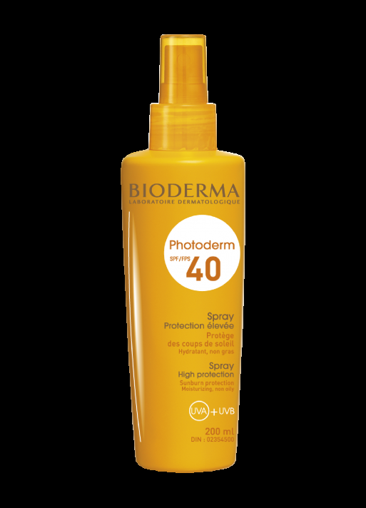 Bioderma Photoderm Vaporisateur FPS 40 L Protection Solaire élevée Pour Peaux Sensibles