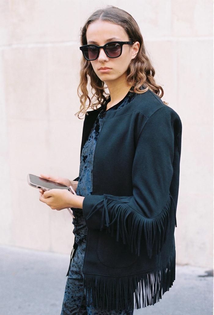Bizance Paris VESTE VIOLETTE