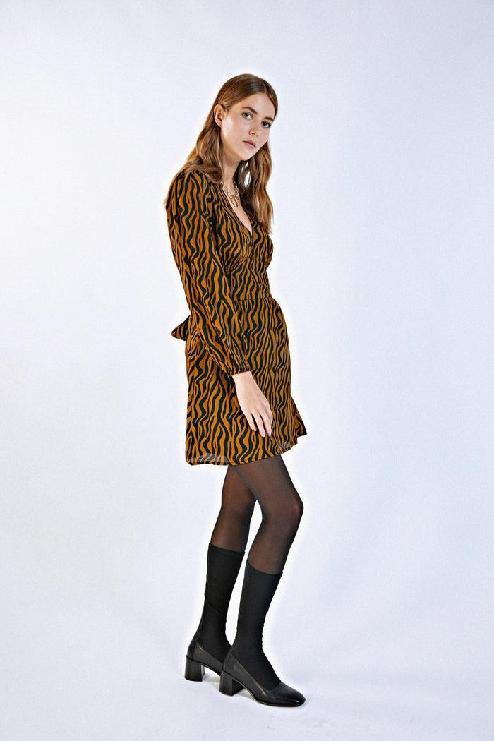Bizance Paris Robe Faith Imprimé Tigre / BIZANCE PARIS