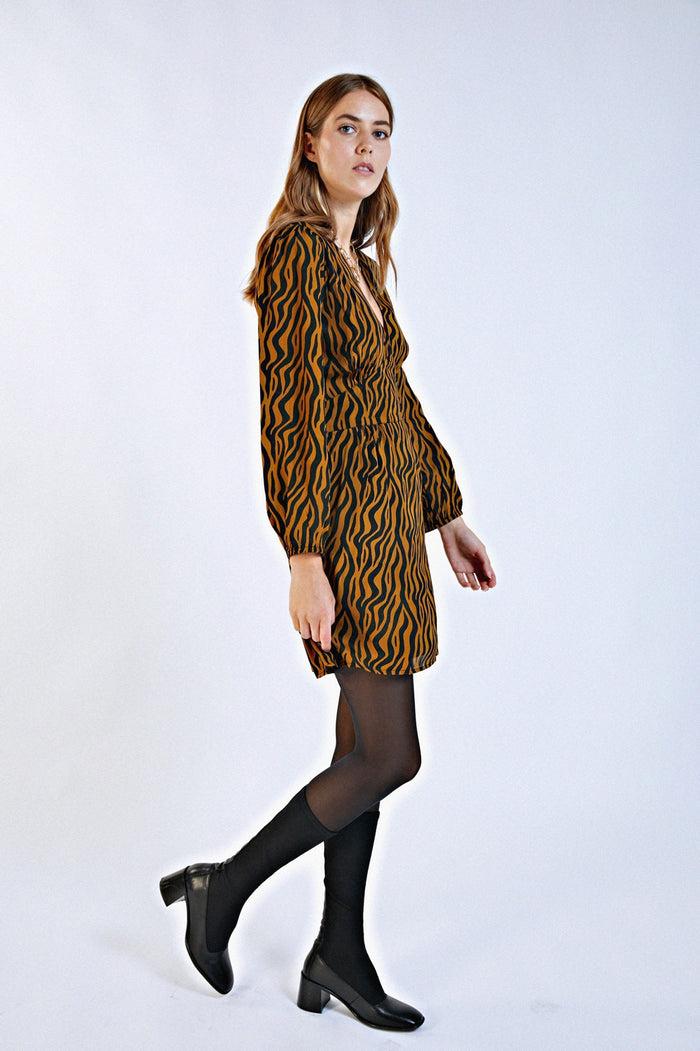 Bizance Paris Robe Faith Imprimé Tigre / BIZANCE PARIS