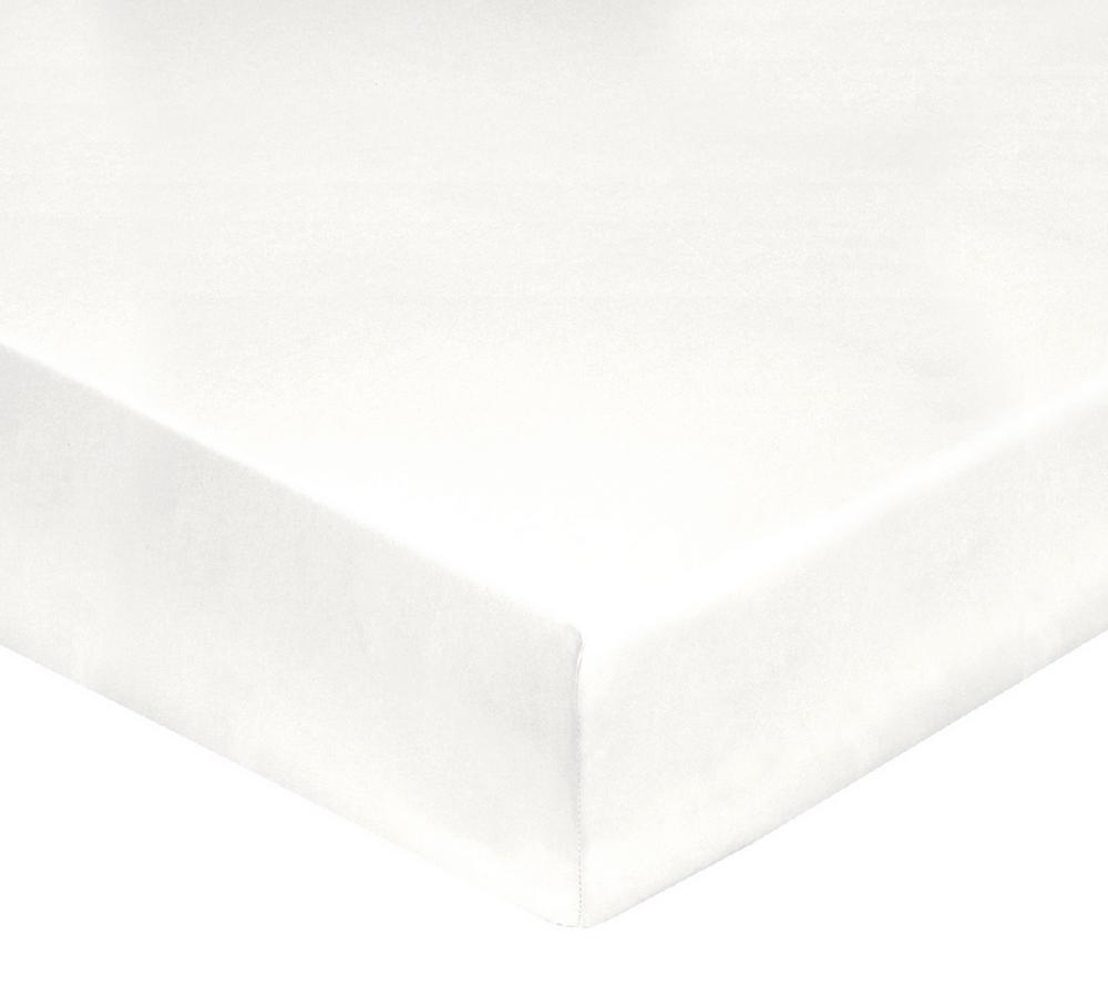 Blanc Des Vosges DRAP HOUSSE UNI PERCALE BLANC