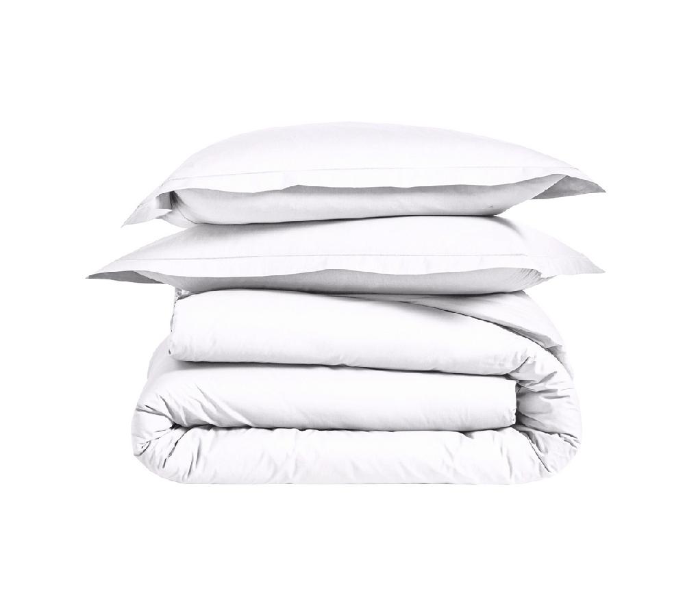 Blanc Des Vosges DRAP HOUSSE UNI PERCALE BLANC