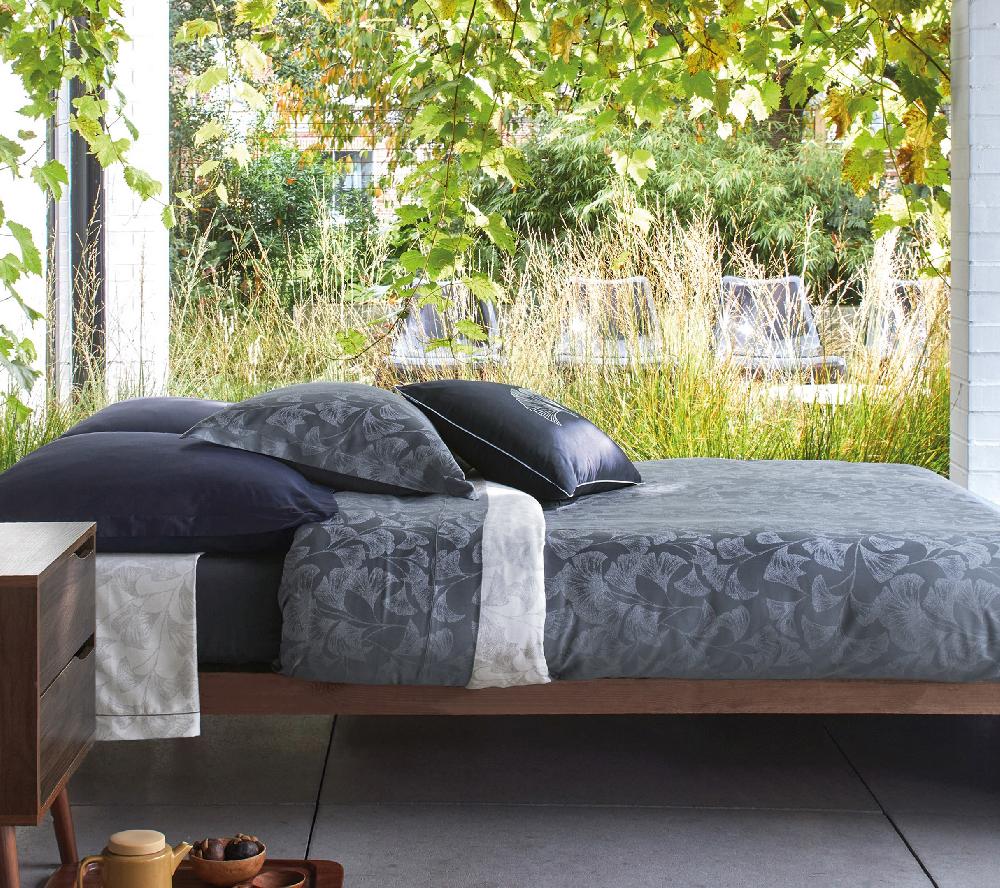 blanc des vosges ENSEMBLE GINGKO BLEU CORINTHE