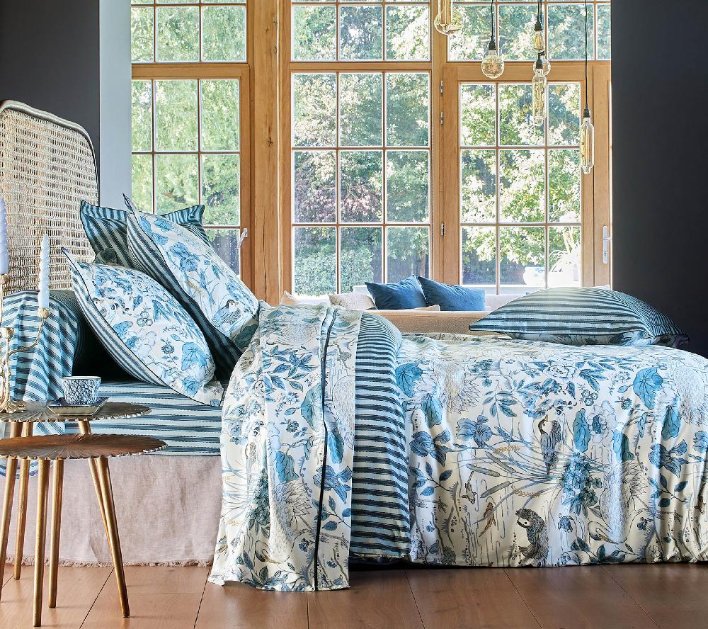 blanc des vosges ENSEMBLE WATER GARDEN BLEU