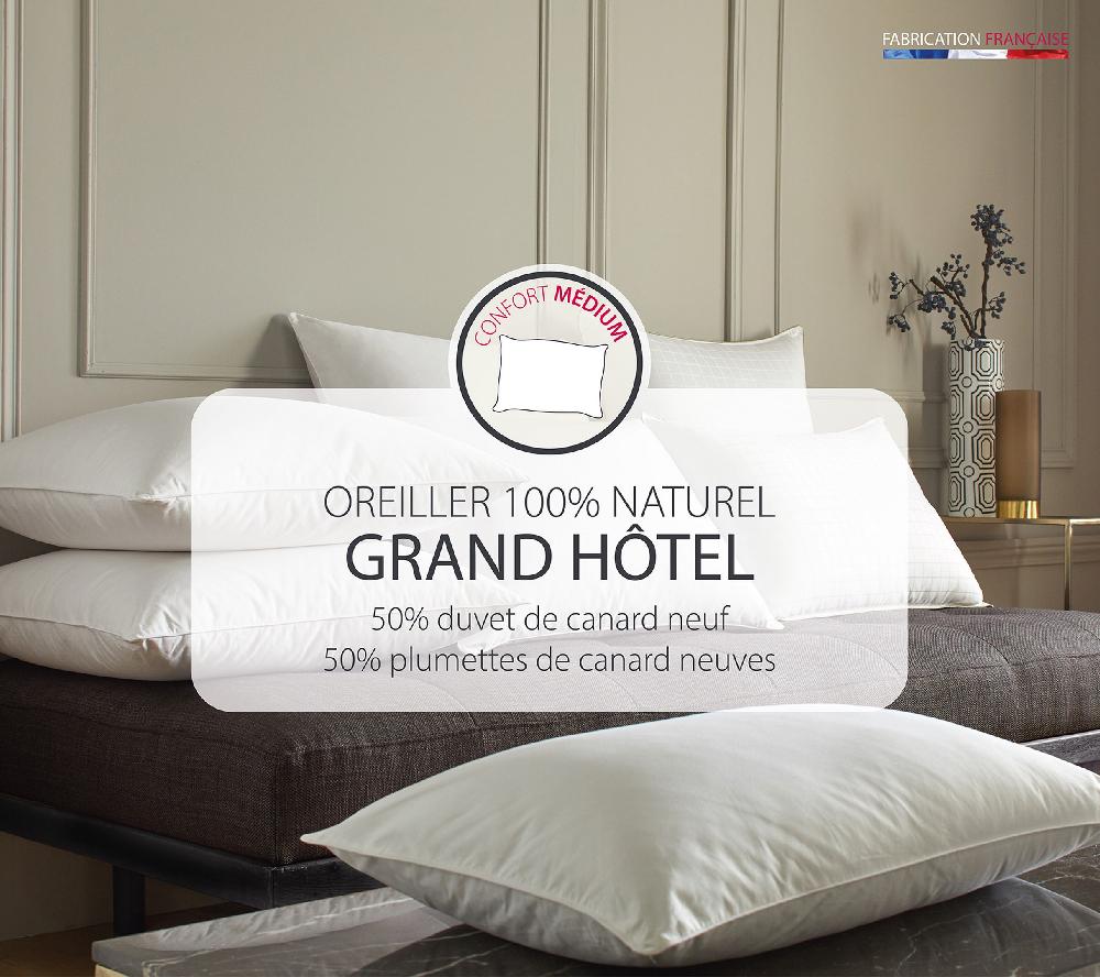 blanc des vosges OREILLER NATUREL GRAND HOTEL