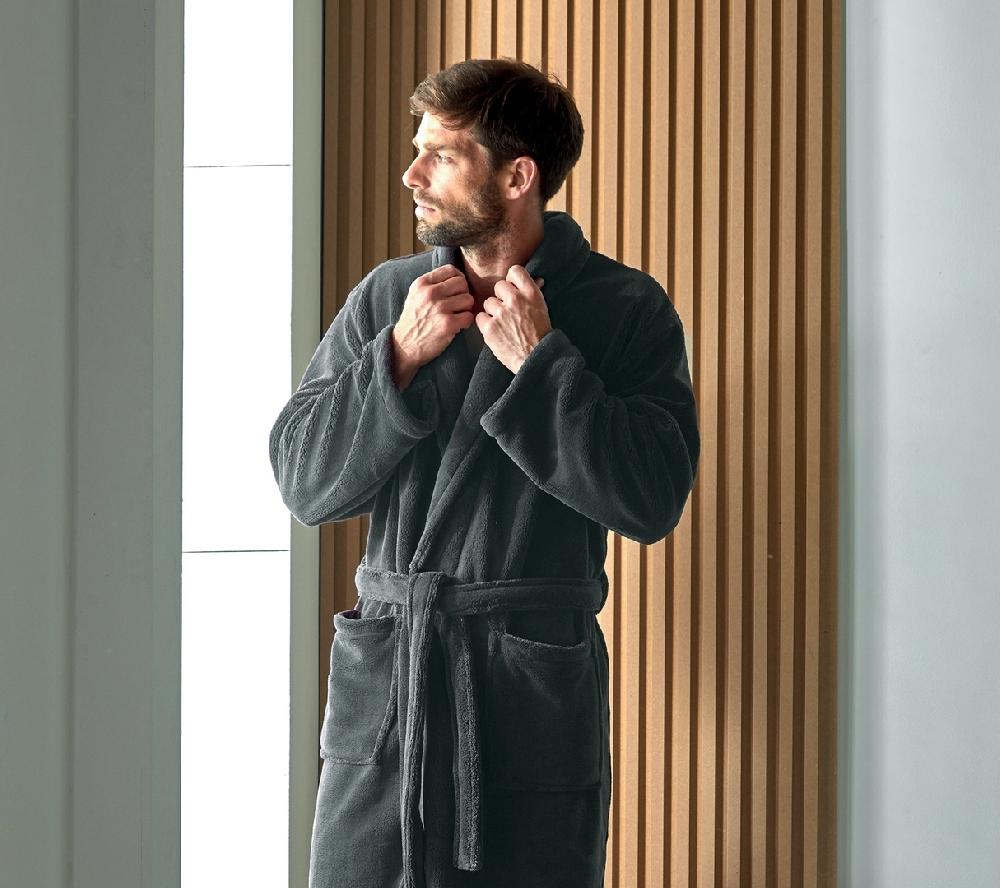 blanc des vosges PEIGNOIR ATHENA ANTHRACITE