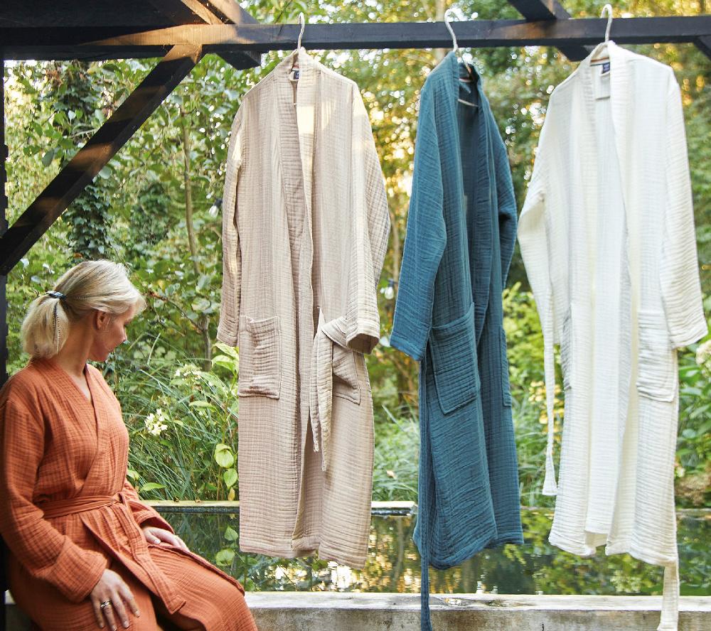 blanc des vosges PEIGNOIR COSY CRAIE