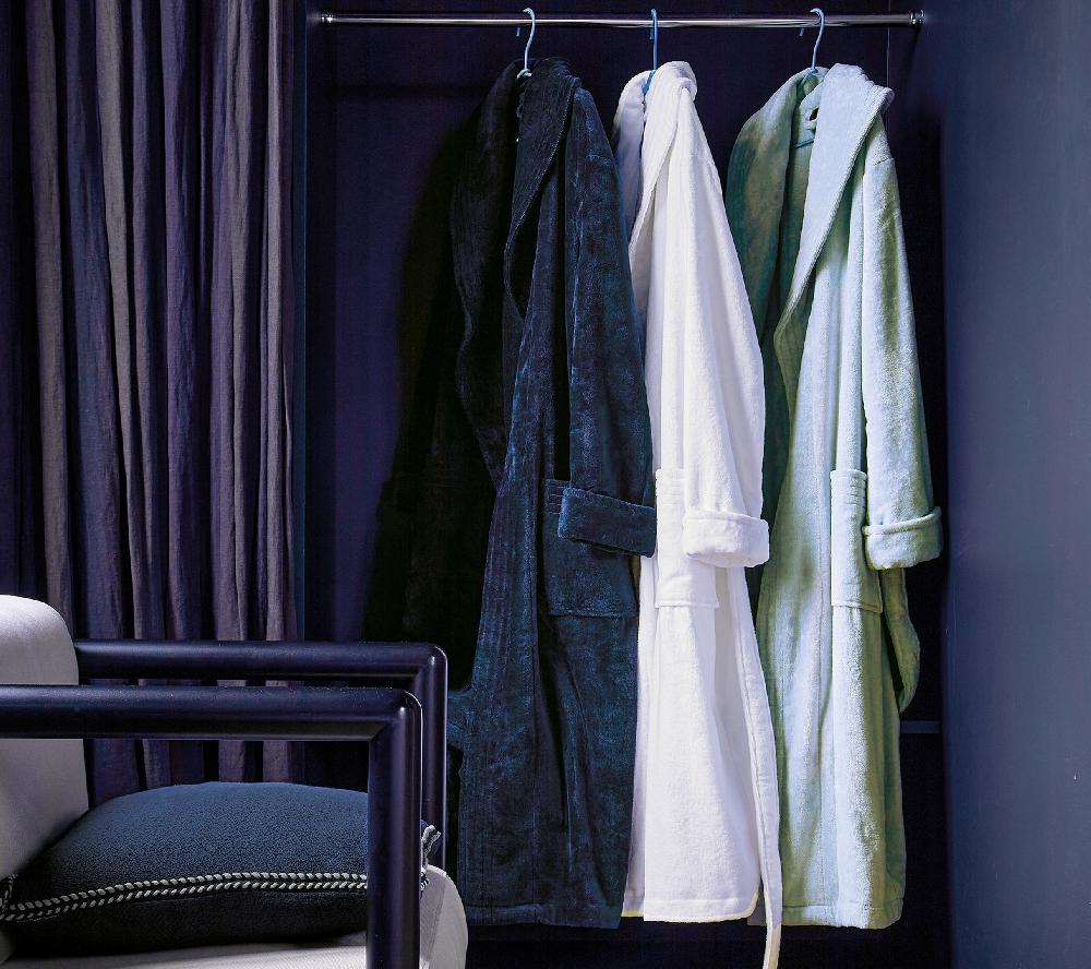 blanc des vosges PEIGNOIR QUIETUDE BLANC