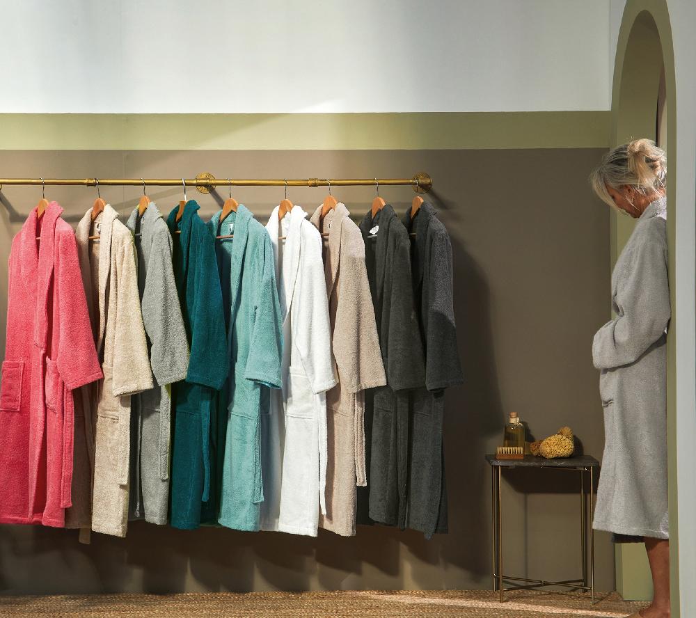 blanc des vosges PEIGNOIR UNI SILVER