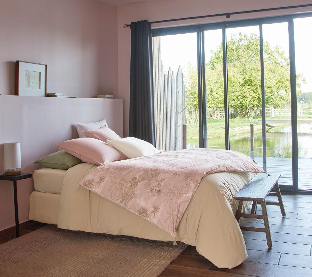 blanc des vosges COURTEPOINTE CARNET DE VOYAGE ROSE THE