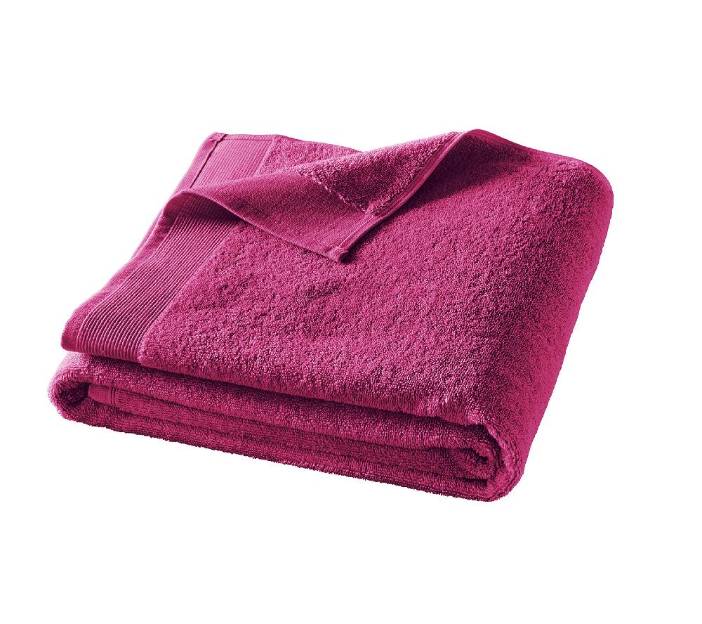 Blanc Des Vosges Drap De Bain Coton Coloris Cyclamen Blanc Des Vosges